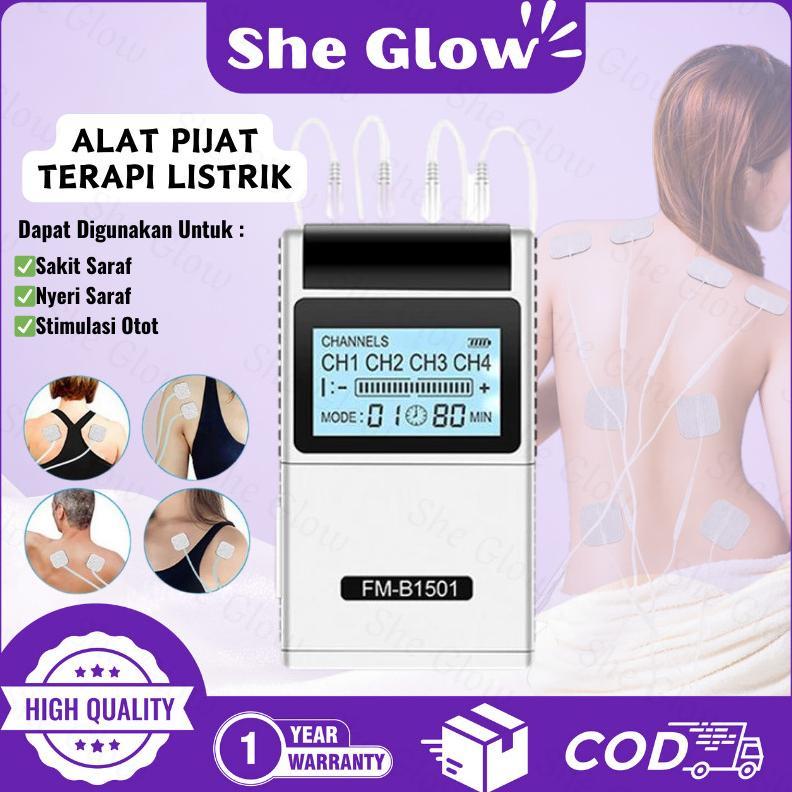 ALAT PIJAT TERAPI LISTRIK ELECTRIC MASSAGE REFLEKSI AKUPUNTUR EMS & TENS SG Alat terapi