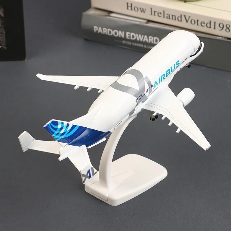 Terbaru 20Cm Diecast Pesawat Beluga Xl Diecast Pesawat Besi Diecast Pesawat Terbang Beluga Mainan Pe