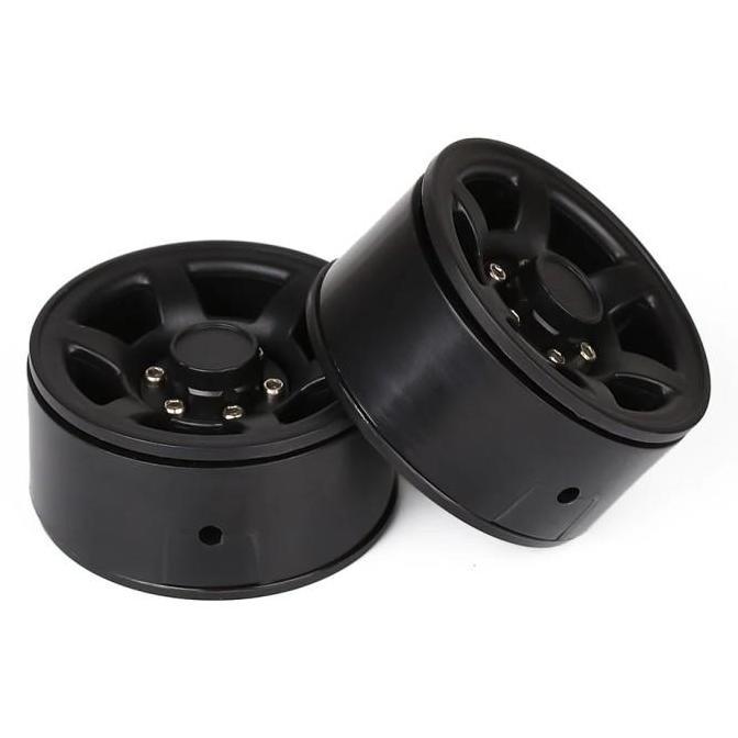 4Pcs Plastic 1.55 Beadlock Wheel Rim Velg 1/10 Scx10 Rc4Wd Mst