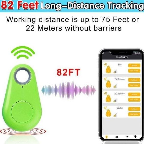Smart Tag Bluetooth GPS Tracker Anti Lost Alarm Wireless Key Finder