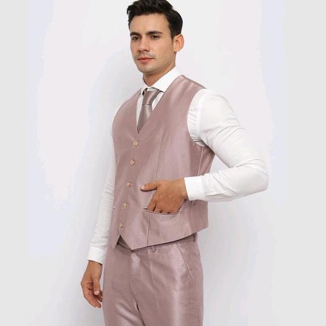 Rompi Pengantin Rompi Wedding Vest Nikah Rompi Pria Dalaman Jas Formal