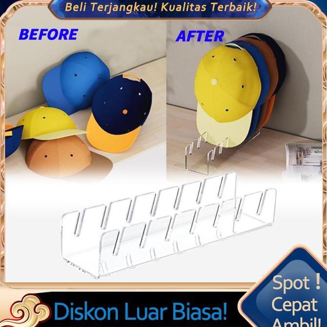 GIRARDY Hat Organizer Rak Topi Rak /Gantungan Topi/Tempat Gantungan Topi