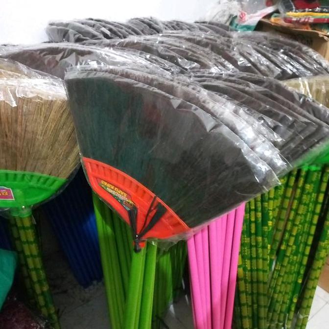 Obuyonjo- Sapu Lantai/Sapu Ijuk Premium Tebal Kualitas Bagus