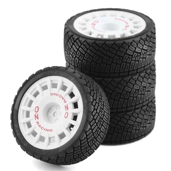 Hsp 1/10 Rc Rally Tires (4 Pcs)
