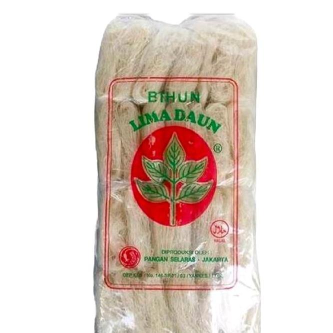 Bihun 5 Daun 1 Kg Bihun Beras Cap Lima Daun