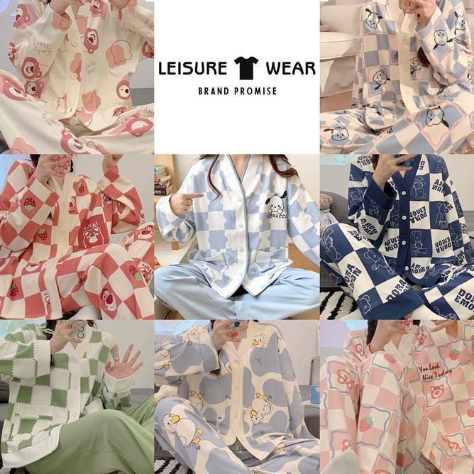 Umisuka Leisure Wear Umisuka Leisure Wear Piyama Model Kimono Setelan Baju Tidur Korea