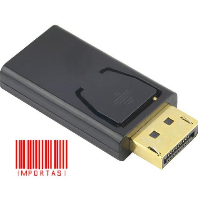 Akawaya- Adapter Converter Display Port Male To Hdmi Female Port 1080 Laptop