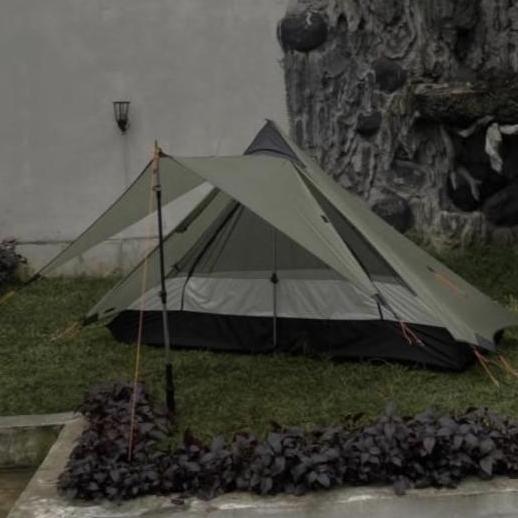 Tenda Ultralight Blacksherpa Tarp Tent Moska Pro 1P Serie Terbaru