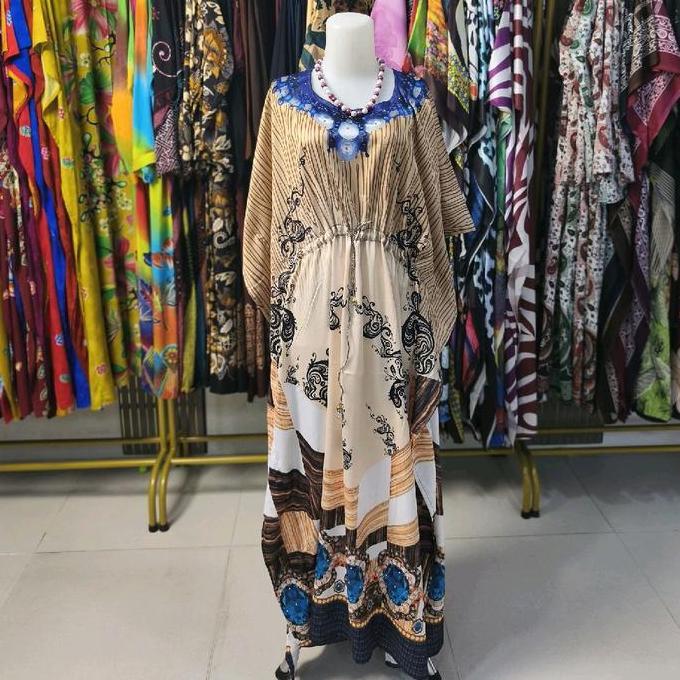 Kaftan Sutra India Bahan Katun Silk By Arrhuma FW