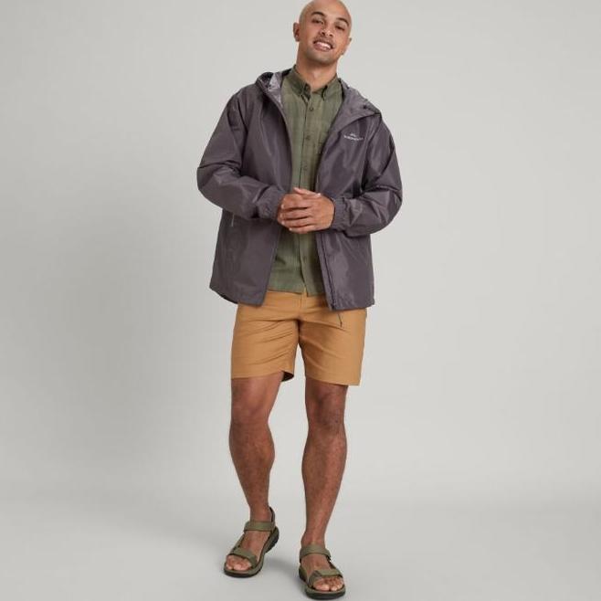 Kathmandu Pocket It Men'S Rain Jacket - Light Quartz