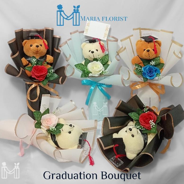 Buket Bunga Wisuda - Buket Wisuda Anniversary - Buket Bunga Palsu - Buket Bunga Wisuda Palsu - Buket
