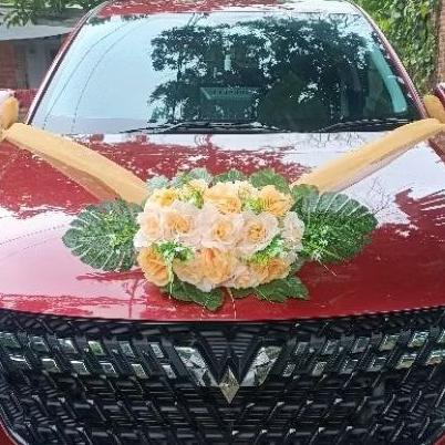 Dekorasi mobil pengantin || Hiasan mobil pengantin || buket bunga || Hiasan mewah mobil pengantin ||
