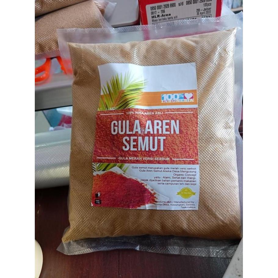 1KG GULA NIRA AREN SEMUT / GULA SEMUT AREN ( GULA KAWUNG ) GULA SERBUK