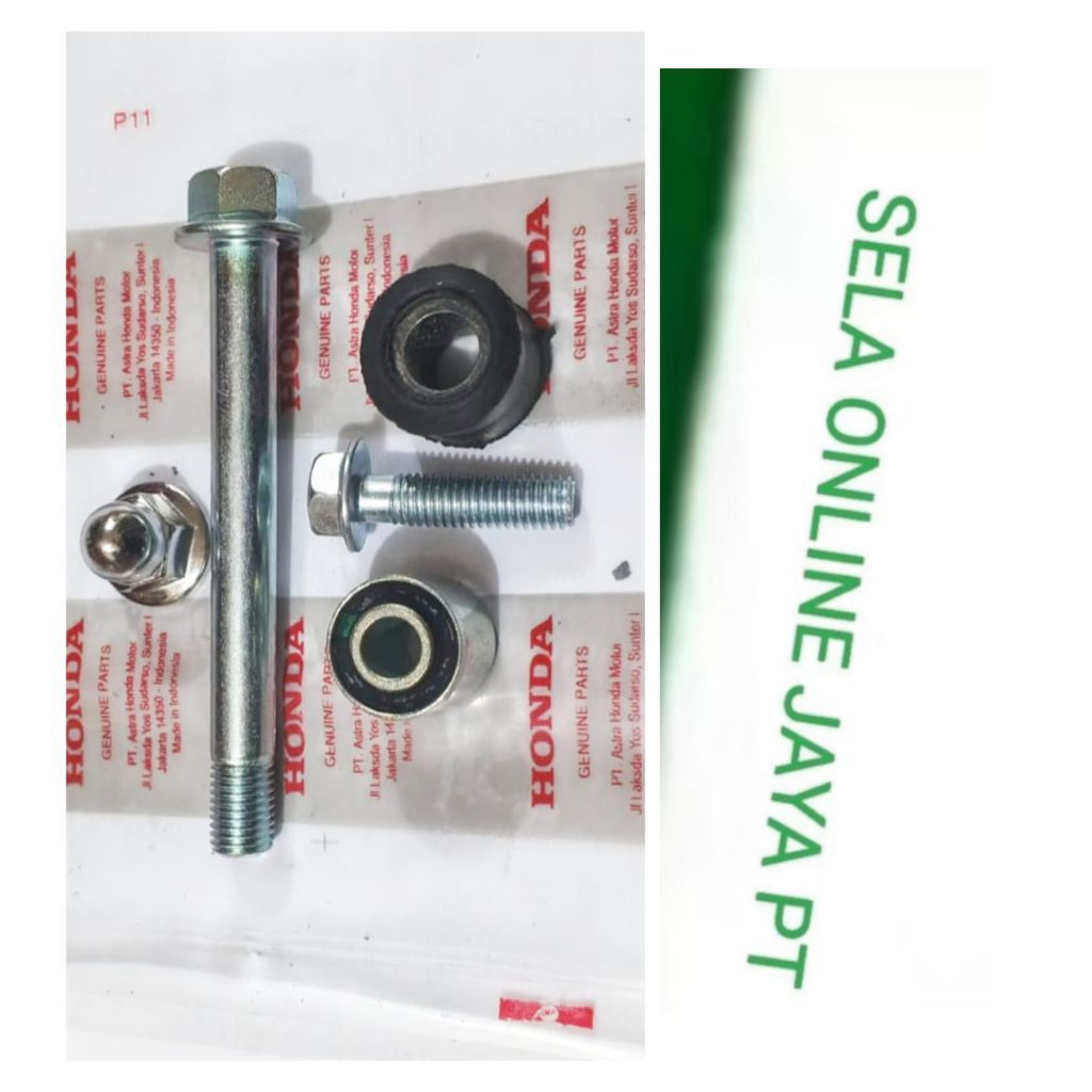 baut shock belakang beat fi set atas bawah plus karet mur isi 5