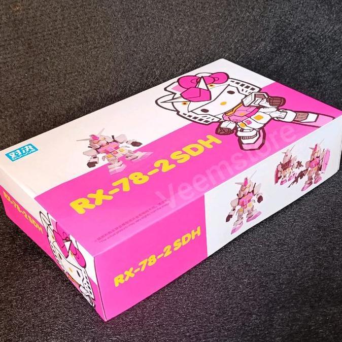 Brick Balok Mainan Rakit Puzzle Gundam Hello Kitty RX78-2SDH