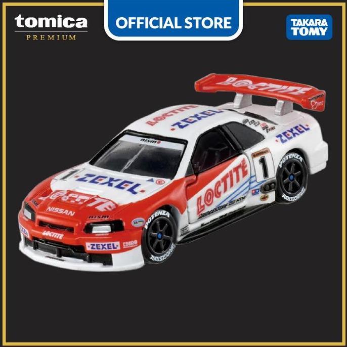 Tomica Premium Racing Nissan GT-R R34 Loctite