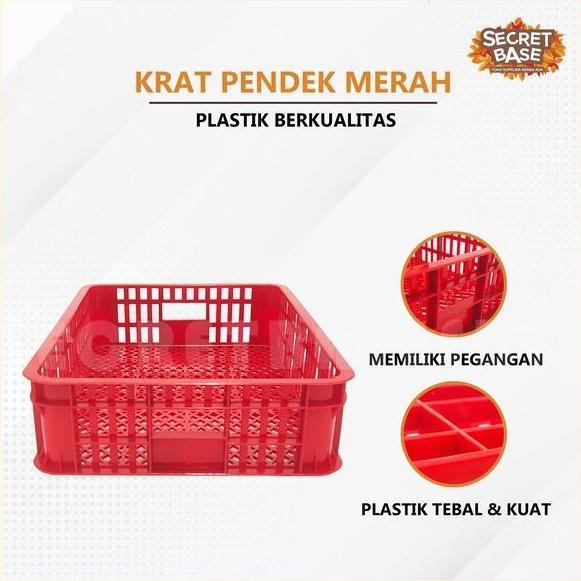KRAT PENDEK - Keranjang Serbaguna / Keranjang Roti / Keranjang Plastik