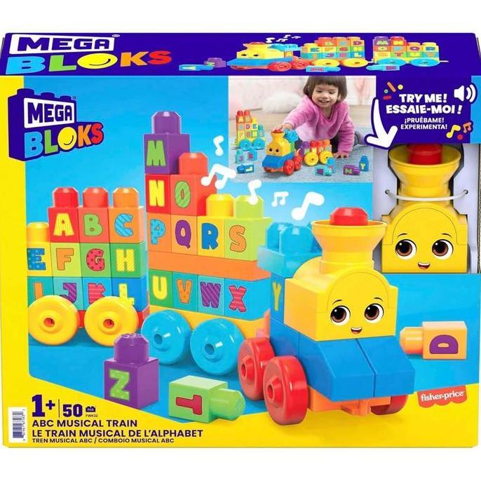Mega Bloks MEGABLOKS FISHER PRICE  ABC Musical Train FWK22