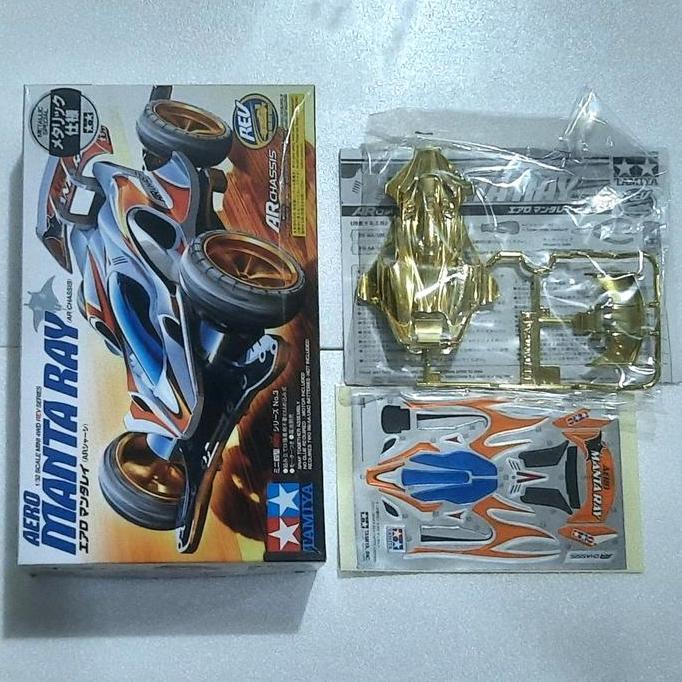 Body Aero Mantaray Gold Metallic Special + Decal Original Tamiya