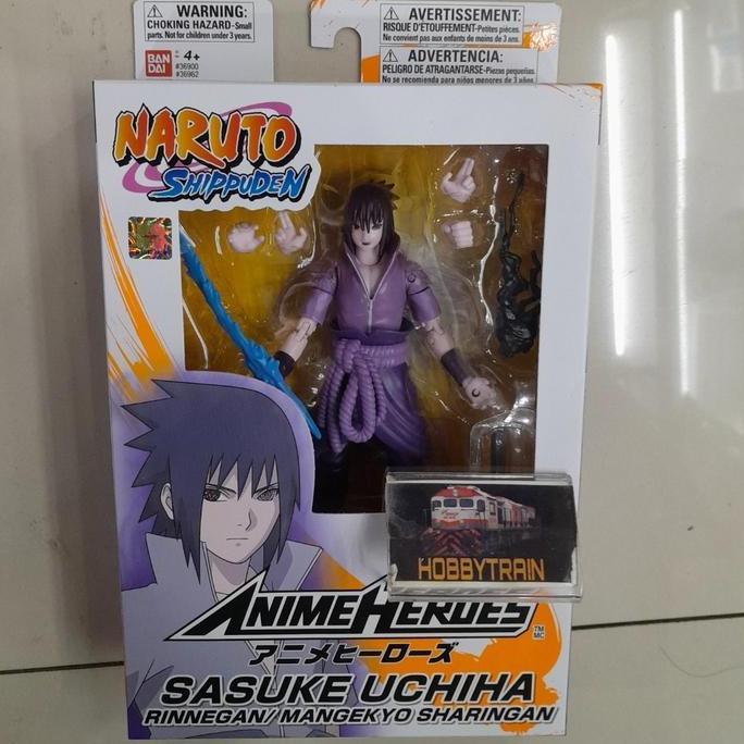NARUTO ANIME HEROES SASUKE UCHIHA RINNEGAN MANGEKYO SHARINGAN FIGURE