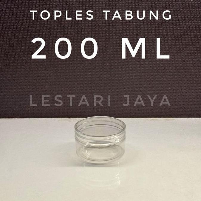 Toples Tabung / Toples Jar / Toples Plastik 200 ml
