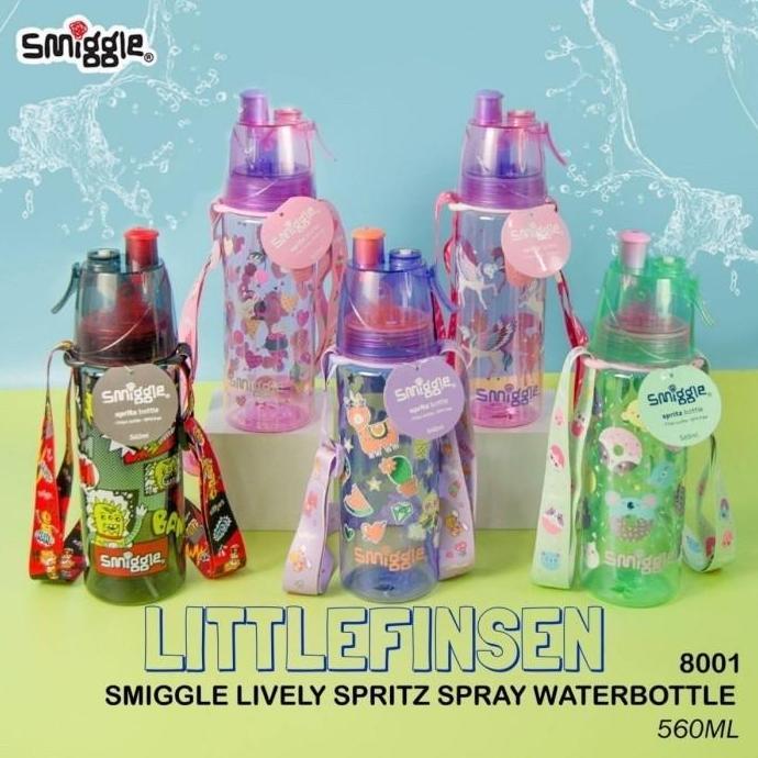 Botol smiggle lively spritz spray/botol smiggle dino/botol smiggle