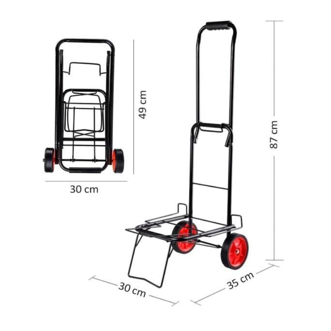 Trolley Besi Troli Lipat Besi Galon Tabung Gas Serbaguna