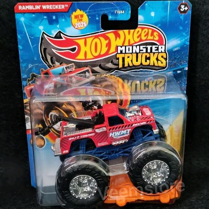 Hotwheels Monster Tow Truck Ramblin Wrecker Towing [Original Mattel SNI]