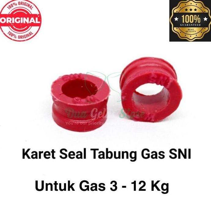 Karet Seal Gas Elpiji SNI Tebal Lentur 100% Karet Asli Untuk Tabung Gas 3kg 5.5kg 12kg Isi Satuan 10