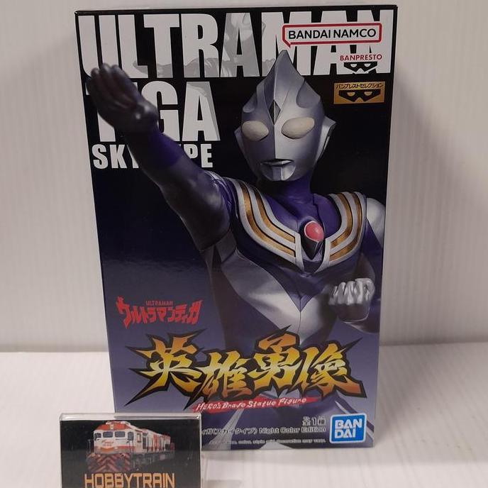 BANPRESTO HERO BRAVE STATUE ULTRAMAN TIGA SKY TYPE NIGHT COLOR FIGURE