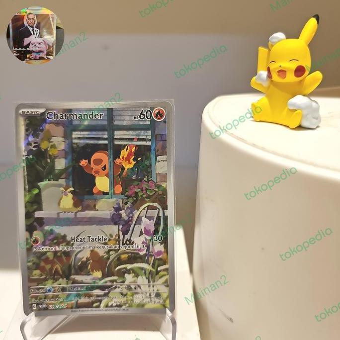 Terlaris Charmander Ar Promo Pokemon Kartu Harta Berkilau 093/Sv-P Tcg Indo