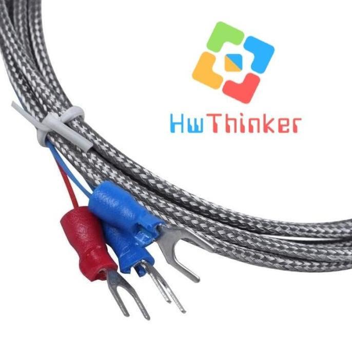 Sensor Suhu RTD PT100 Thermocouple PT-100 Probe M8 1M 2M 3M