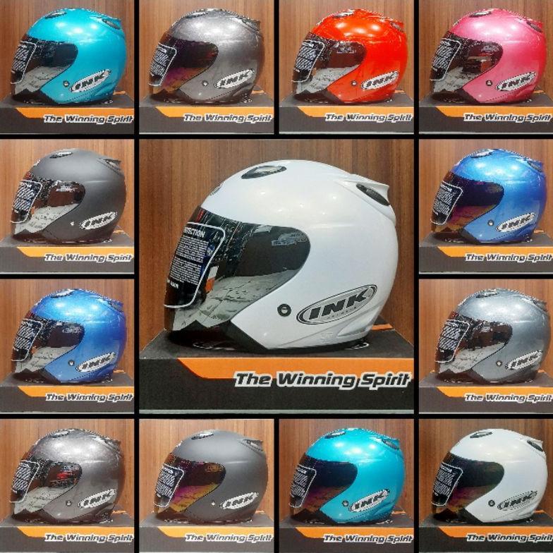 HELM INK CENTRO OYGINAL 100% KACA SILVER,PELANGI,HITAM ( CLEAR ) LISENSI SNI/DOT  FREE BOX