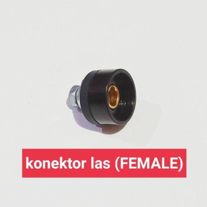 Konektor soket kabel las listrik LAKONI RYU set male female welding