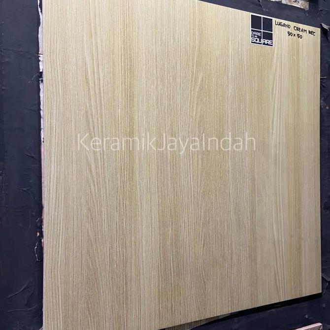 INUM LUGANO REC 50 x 50 MATT KERAMIK LANTAI DINDING SERAT KAYU