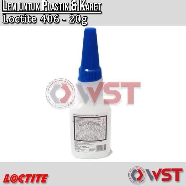 Loctite 406 - 20 gram - Lem Multifungsi - Lem Karet - Lem Plastik