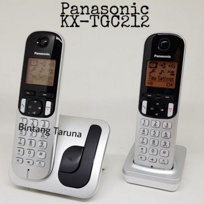 Telepon Wireless Panasonic KX-TGC212 Wireless Phone Panasonic
