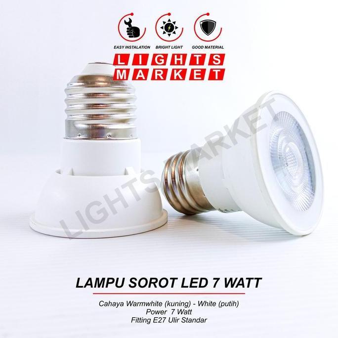 Lampu Sorot Spotlight Spot 3 Watt 7 Watt Fitting Fiting MR16 E27 LED