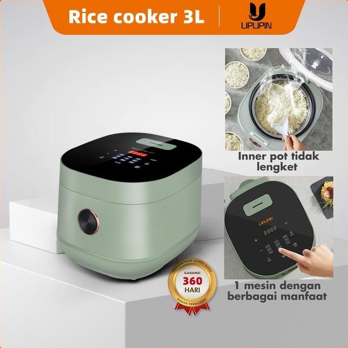 UPUPIN Digital Rice Cooker Low Carbo Less Sugar 500 Watt, 10 Menu,
