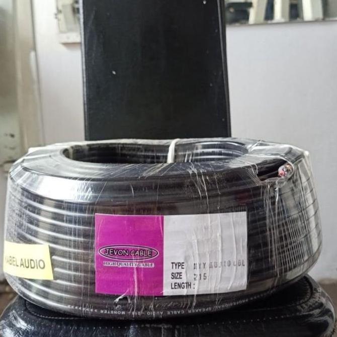 Promo Kabel Listrik 2x1,5 Serabut HITAM JEVON Hyo