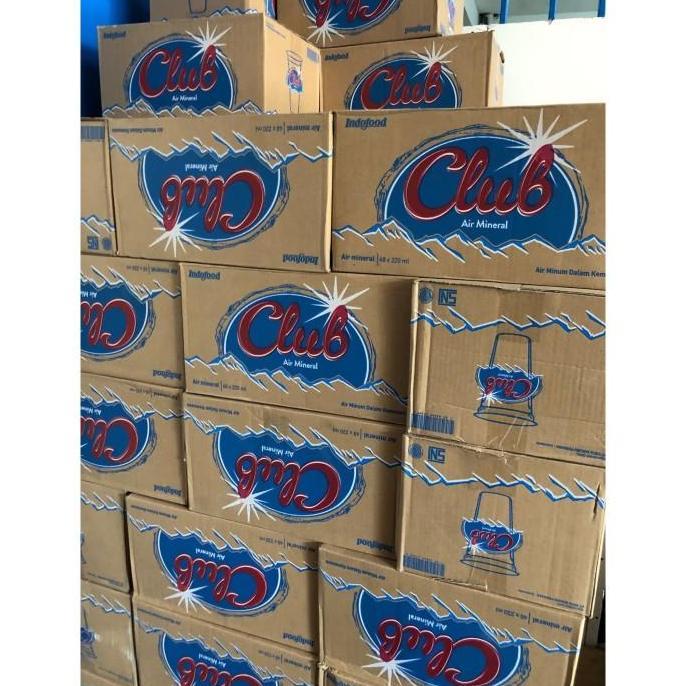 Air Mineral Club Gelas 1 Dus isi 48 Cup Termurah