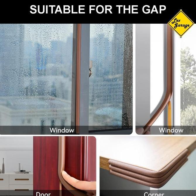 Door Seal Strip Karet Busa Peredam Suara Penutup Celah Pintu Jendela