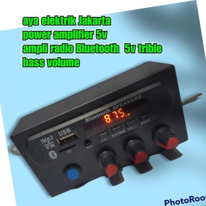 AYABDG Amplifier Bluetooth 5volt / Power Amplifier mini rakitan 5v DC