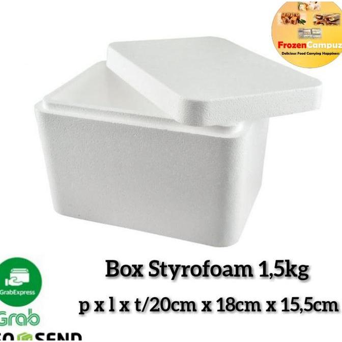 Box Styrofoam Kotak Sterofoam Variasi Ukuran/Styrofoam Box Makanan