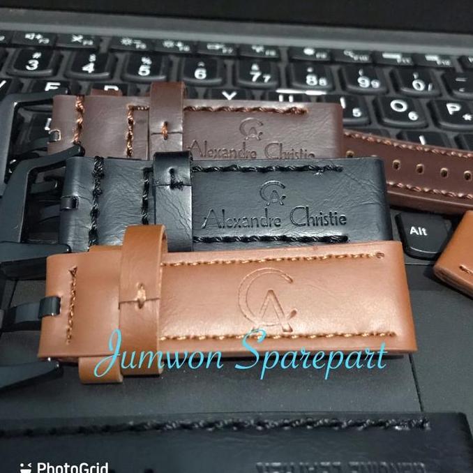 Strap Tali Kulit Jam Tangan Alexandre Christie Tali Kulit Alexandre Christie Tali Kulit AC