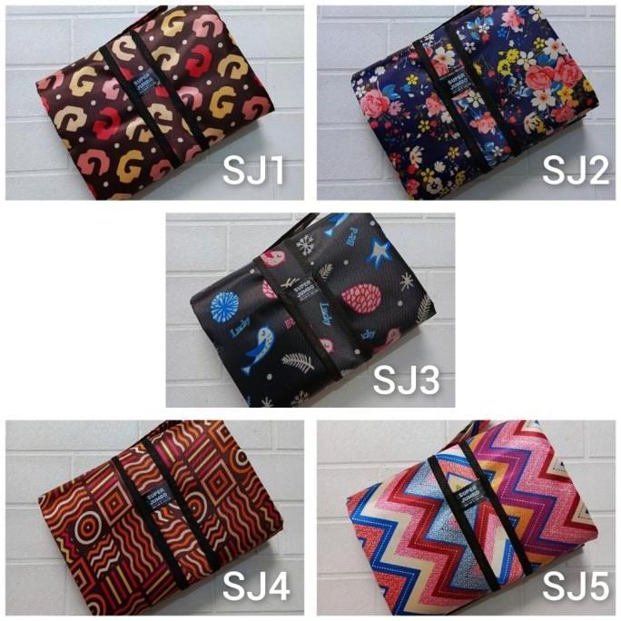 Tikar lipat ukuran super jumbo praktis serbaguna waterproof