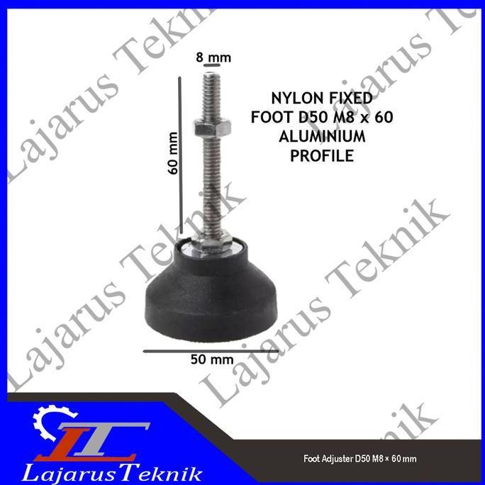 Foot Adjuster D50 M8 60 mm