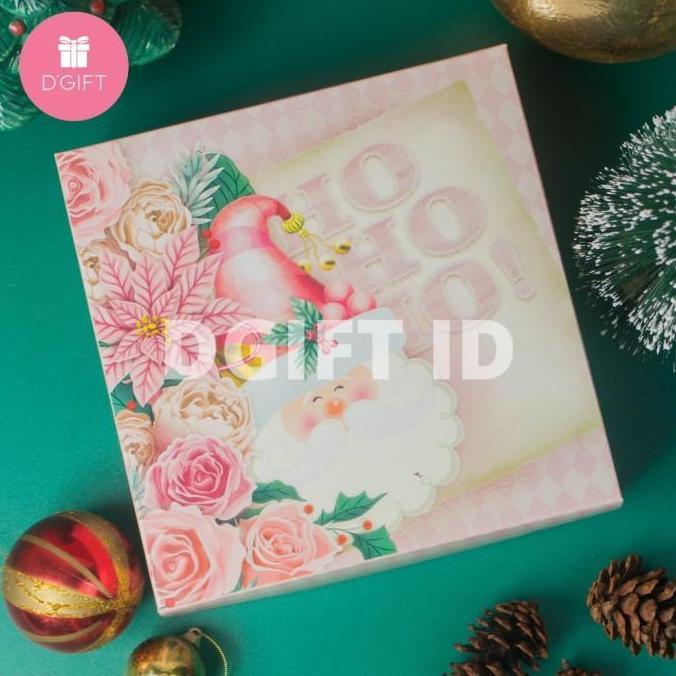 Box Natal 22x22 Dus Natal Kue Kering Christmas Packaging Kue Hampers