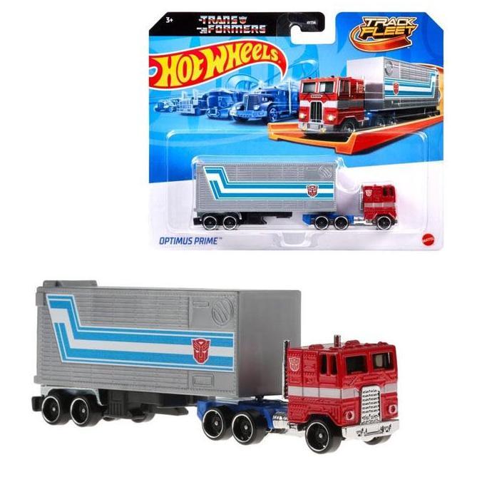 Hot Wheels Diecast Track Fleet Transformers Optimus Prime