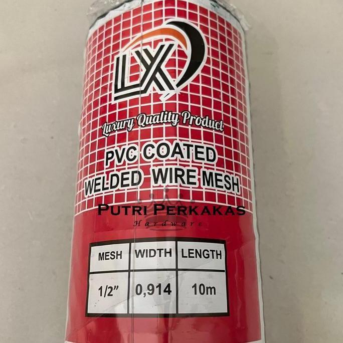 Kawat Loket PVC Hijau 1 ROL 10 METER | Kawat Kandang Ayam Burung Kawat Taman